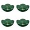 Cabbage French Country Green Stoneware Cereal Bowls - Set of 4
