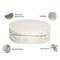 Outdoor Daybed Beige Round Furniture Storage Cover