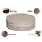 Outdoor Daybed Brown Round Furniture Storage Cover