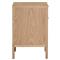 Ronaldo Coastal Beach Natural Pine Wood Woven Rattan 2 Drawer Office Cabinet