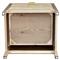 Ronaldo Coastal Beach Natural Pine Wood Woven Rattan 2 Drawer Office Cabinet