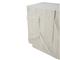 Alexa French Country White Wood Cast Resin Fronts 4 Door Media Cabinet