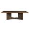 Fiorino Industrial Lincino Bronze Rectangular Dining Table - 98.38&quot;