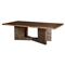 Fiorino Industrial Lincino Bronze Rectangular Dining Table - 98.38&quot;