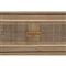 Lulu Coastal Beach Grey Oak Wood Woven Cane Panel 2 Drawer 2 Door Media Cabinet - 39&quot;W