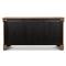 Cole Rustic Lodge Brown Walnut Wood 3 Door Buffet Sideboard
