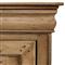 Cole Rustic Lodge Brown Walnut Wood 3 Door Buffet Sideboard