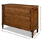 Mari French Country Brown Walnut Dresser