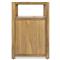 Allura Modern Classic Natural Brown Wood Nightstand