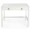 Allura Modern Classic White Wood Desk