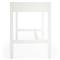 Allura Modern Classic White Wood Desk