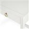 Allura Modern Classic White Wood Desk