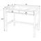 Allura Modern Classic White Wood Desk