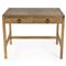 Allura Modern Classic Natural Brown Wood Desk
