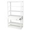 Allura Modern Classic White Wood Bookcase