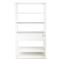 Allura Modern Classic White Wood Bookcase