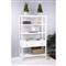 Allura Modern Classic White Wood Bookcase