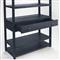 Allura Modern Classic Blue Wood Bookcase