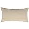 Selene Modern Classic Chestnut Brown Leather Lumbar Pillow - 14x26