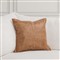 Selene Modern Classic Chestnut Brown Leather Throw Pillow - 22x22