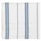 Jarrah Coastal Beach Blue Striped Linen Duvet - Queen