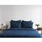 Casen Modern Classic Midnight Blue Linen Quilt - Queen