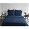 Casen Modern Classic Midnight Blue Linen Quilt - Queen