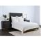 Beata Modern Classic White Velvet Quilt - Queen