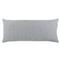 Callista Coastal Beach Blue Cotton Lumbar Pillow - 16x36