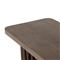 Farvald Mid Century Modern Dark Brown Reclaimed Wood Rectangular Console Table