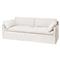 Cisco Home Louis Modern Classic White Linen Slipcovered Sofa - 78&#39;&#39;W