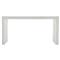 Mallie French Country White Wood Rectangular Console Table
