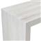 Mallie French Country White Wood Rectangular Console Table