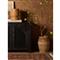 Tiana Rustic Lodge Brown Reclaimed Wood Amphora Planter Decorative Vase