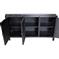 Caelor Global Bazaar Hand Rubbed Black Colonial Hutch