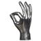 Farella Industrial Loft Distressed Silver OK Sign Hand Sculpture