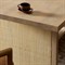 Marina Coastal Beach Whitewash Mango Wood Natural Woven Cane Dining Table - 84&quot;W