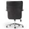 Arslan Industrial Loft Black Upholstered Leather Swivel Executive Office Chair