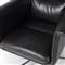 Arslan Industrial Loft Black Upholstered Leather Swivel Executive Office Chair