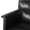 Arslan Industrial Loft Black Upholstered Leather Swivel Executive Office Chair