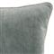 Karen Mid Century Modern Natural Piping Sage Green Velvet Throw Pillow - 18x18