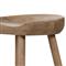 Jimmy Rustic Lodge Natural Matte Solid Wood Counter Stool