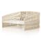 Porter Coastal Beach Beige Performance Woven Rope Aluminum Outdoor Daybed
