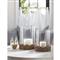 Haven Coastal Clear Glass Outdoor Hurricane Candleholder - Small