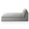 Cee Modern Classic Grey Upholstered Outdoor Chaise Lounge