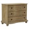 Indigo Rustic Lodge Natural Brown Pine Wood 3 Drawer Dresser