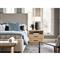 Noelle Modern Classic Light Brown Wood 2 Drawer Nightstand