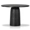 Bailey Industrial Loft Grey Aluminum Round Outdoor Dining Table - 42&quot;