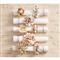 Pompeii Shell Fringe Coastal Natural Seashells Napkin Ring - Set of 4