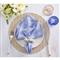 Fez Global Bazaar Blue Linen Napkin - Set of 4